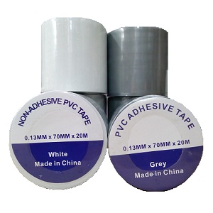 CINTA PVC 20mts X 7cm CON ADHESIVO --GRIS--