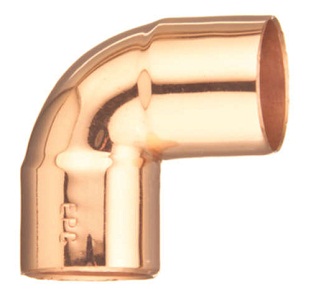 CODO DE COBRE 3/8 x 90o   EPC